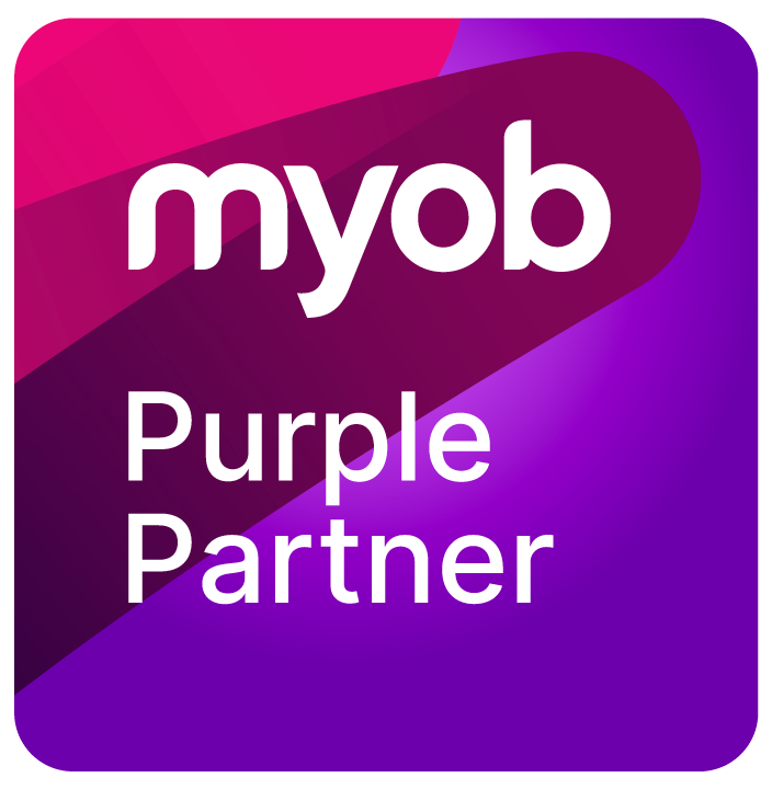 Myob  Partner   Program  Logo  Purple  Vertical